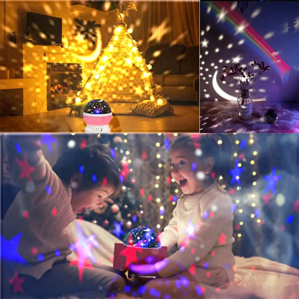 LED Rotating Night Light | Star Master Children Projector Starry Sky Lamp